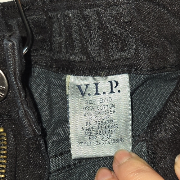 V.I.P Black Studded Women's Jeans - Picture 6 of 10